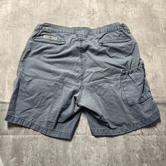 Repair New York City Cargo Tactical Shorts Blue Street Wear Size 36 Straps Hooks - Picture 7 of 9